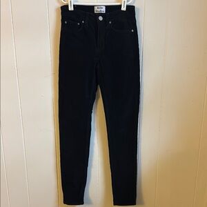 Acne Studios Black Skinny Corduroy Jeans